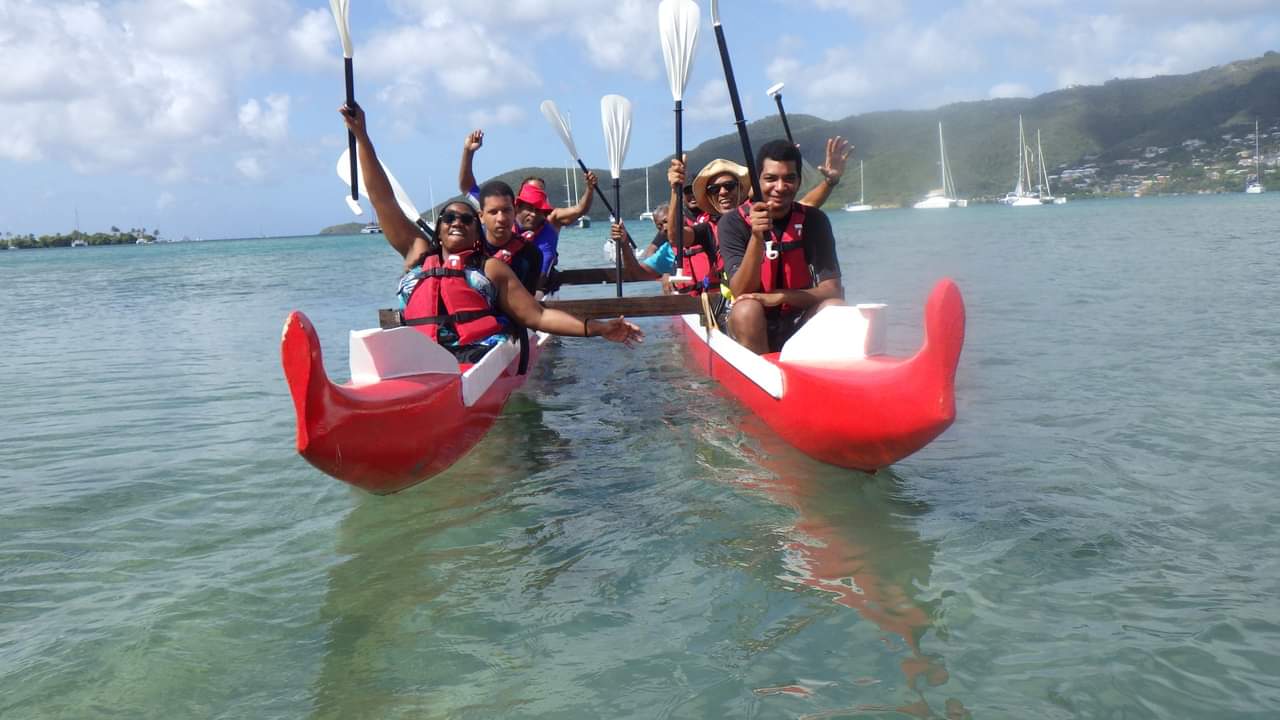Découverte des récifs coralliens baie du Marin - Kayak ou pirogue