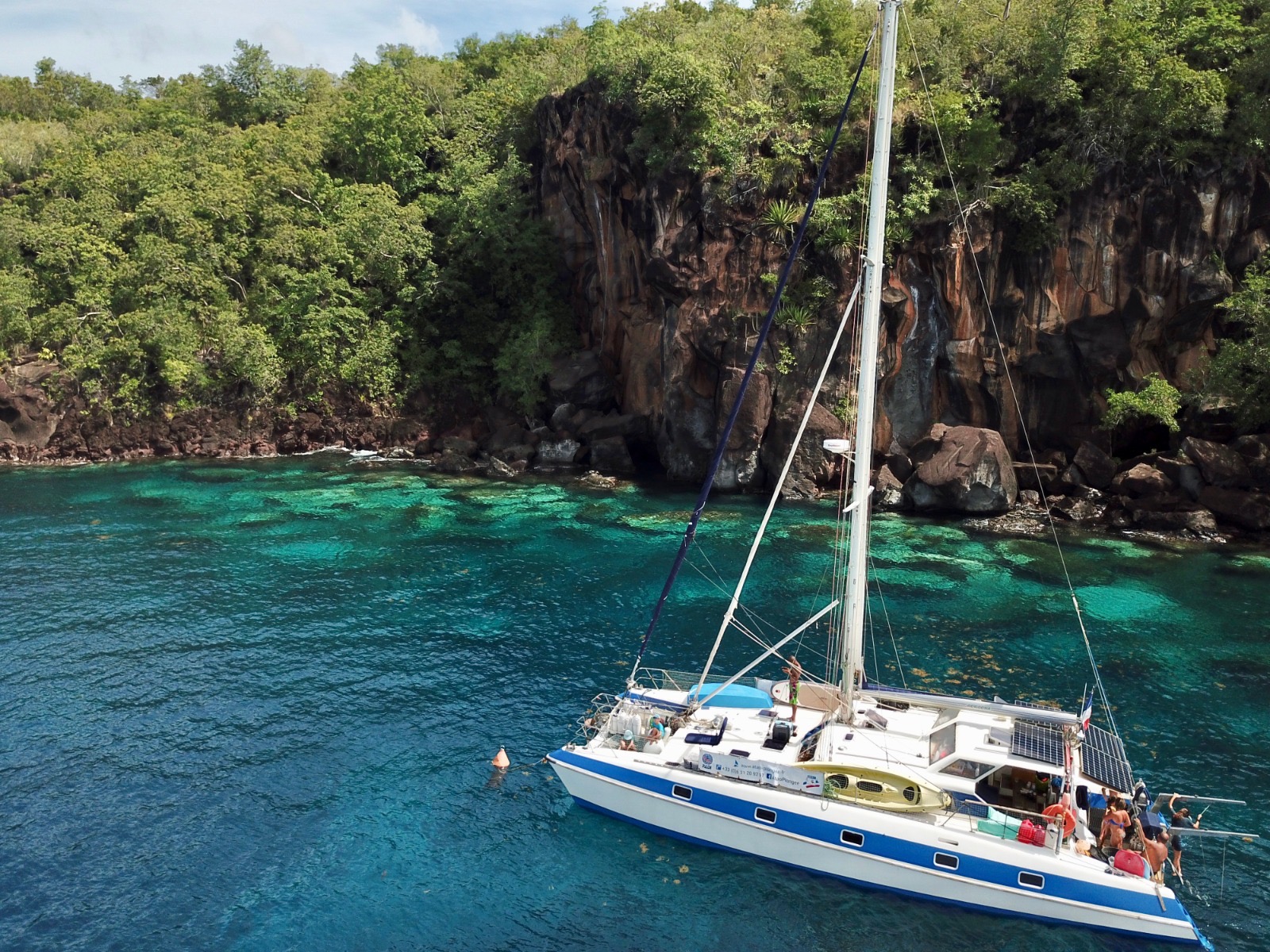 Journée catamaran : snorkeling / plongée sous marine - Anses d'Arlet